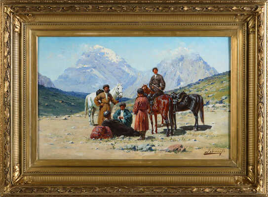 Зоммер Рихард-Карл Карлович. На привале